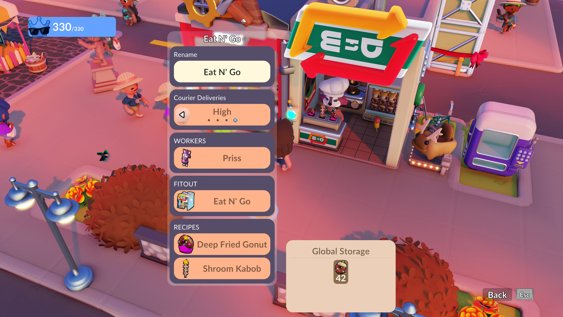 Go-Go Town! gameplay